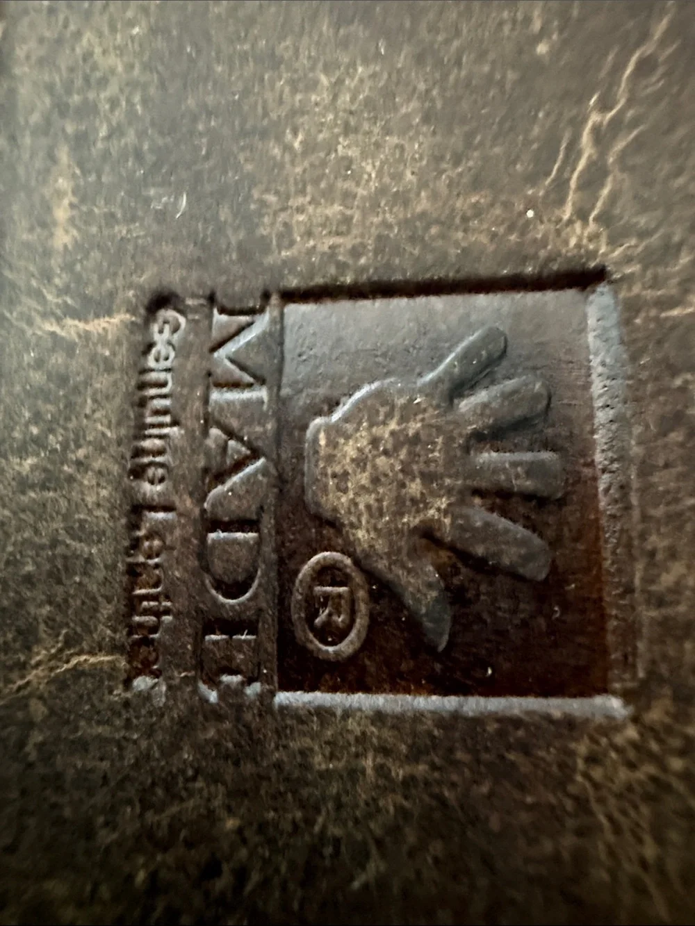 Vera Pelle Men's Brown Genuine Leather Wallet Card Holder